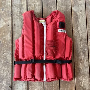 ExtraSport Red Life Vest Jacket | Boating, Kayaking, Swimming | Sz L - Picture 1 of 6