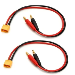 Boladge 2 Pack XT60 Male Connector Converts to 4.0MM Banana Plug Bullet Bullet M - Picture 1 of 5