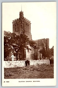 Vintage Elstow Church Bedford Real Photo Postcard S 1003 - Picture 1 of 2