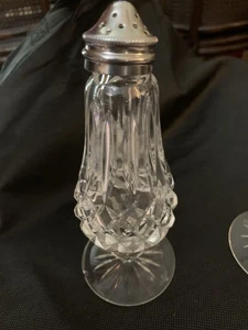 Waterford Crystal Single Footed Salt / Pepper Shaker 6.5" tall 2pc *PLEASE READ* - Picture 1 of 5