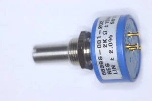 5 Pezzi Rotore Poti Sensore di Posizione 360° 2K Bourns 6639S 1pz - Foto 1 di 1