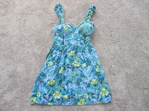 BOG Collective Floral Summer Dress Multicolor, Size XS, Stretch Strap, VGC - Picture 1 of 8