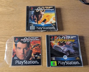 007 James Bond PS1 Collection - World Is Not Enough, Tomorrow Never Dies, Racing - Picture 1 of 2