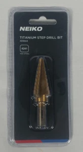 NEIKO Titanium Step Drill Bit 1/4" to 3/4" - 1/16" Increment 10184A - Picture 1 of 2
