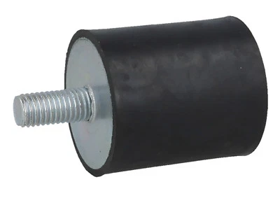 Rubber Mount Male/Female 50x56mm M12 Thread. For Wacker Plates