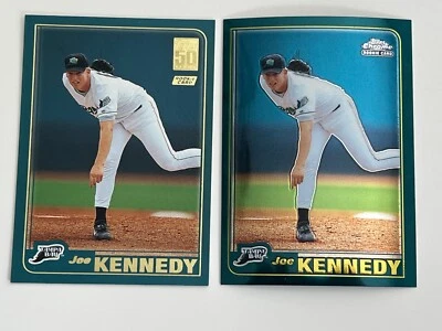 2001 Topps Traded & Rookies Joe Kennedy #T253 & TOPPS CHROME RC Baseball Card - Image 1 of 2