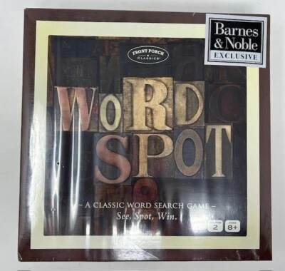 WordSpot: A Classic Word Search/Find/Spot Game Barnes Noble Exclusive NEW/SEALED - Image 1 of 2