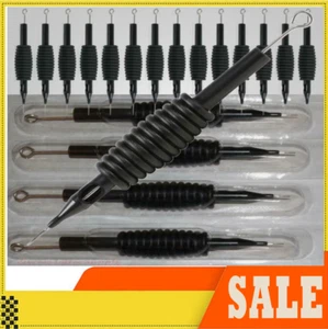 Up to 100x Sterile Disposable Tattoo Needle with Tube 3/4 Grip and Tip - Picture 1 of 54