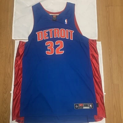 Richard Hamilton Detroit Pistons #32 Nike Stitch Basketball Jersey 3XL Swingman - Image 1 of 4