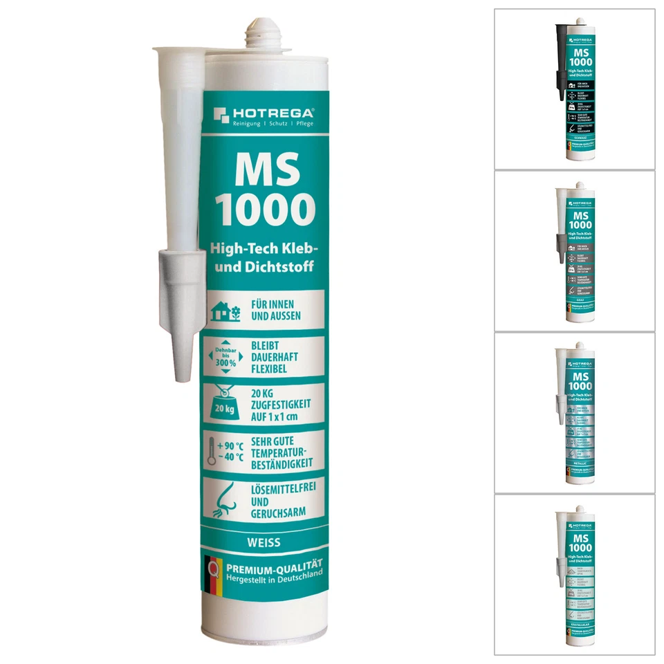 HOTREGA Klebstoff Dichtstoff MS 1000 High Tech Montagekleber Kleber Kartusche - Bild 1 von 1