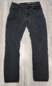 MBX Mens Slim Fit Straight Leg Denim Black Jeans Size 32x32 - Picture 1 of 7