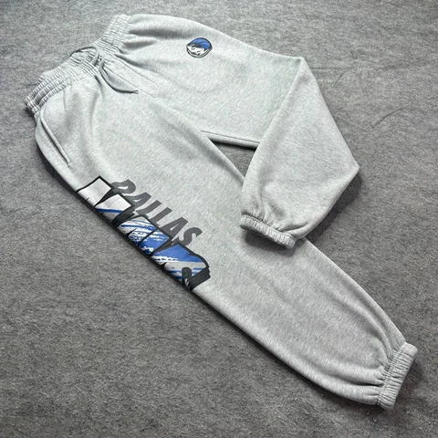 Dallas Mavericks Jogger Sweatpants Unk Men M Gray NBA Fleece 28" Taprered Cover