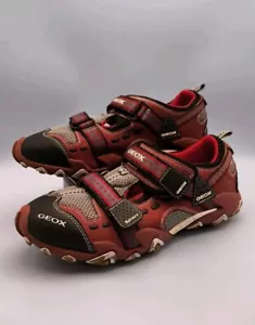 Geox Light Eclipse UK4 Cycling Shoes Mountain Biking EU37 Red Black Breathable - Picture 1 of 10