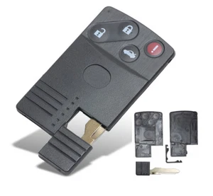 Estuche para llave remota de tarjeta inteligente 3+1 botón para MAZDA 5 6 CX-7 CX-9 RX8 Miata - Imagen 1 de 5