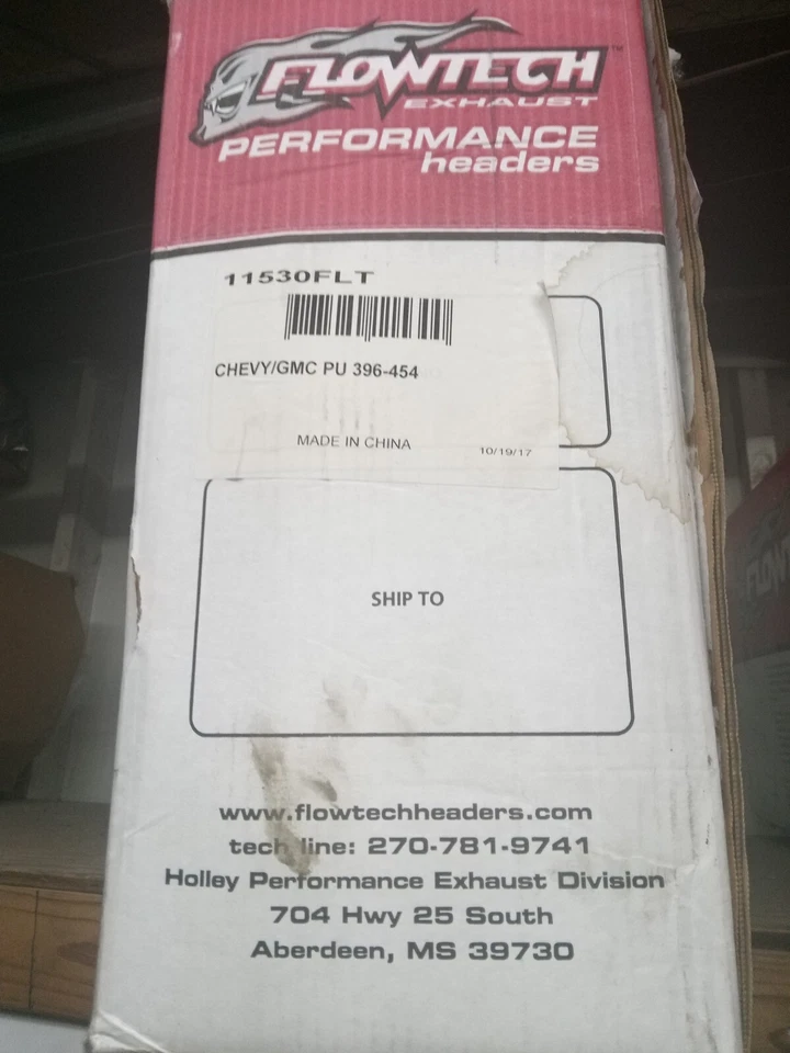 НОВЫЕ высокопроизводительные коллекторы FlowTech 11530FLT для Chevy/GMC - Изображение 1 из 1