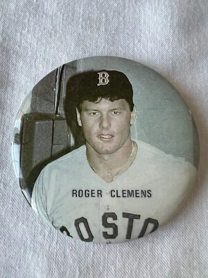 VTG Rare William Roger Clemens "Rocket" Boston Red Sox Collectible MLB Pin - Image 1 of 3