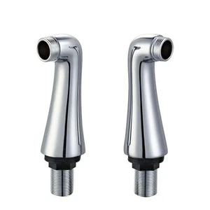 ENKI P03 Grifos de baño cromados Mezclador Pilar de Pierna Uniones Conversión Alto - Imagen 1 de 3