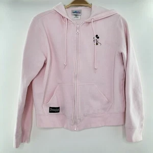 Disney Girl Size L Pink Hoodie Zip Up Sweatshirt Jacket - Picture 1 of 11