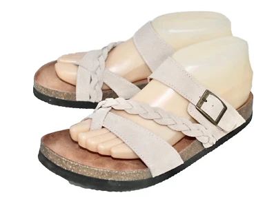 Sandalia WHITE MOUNTAIN Plantillas Hazy Slide Mujer Talla 7M Sándalo Tostado Gamuza Foto 1 de 4