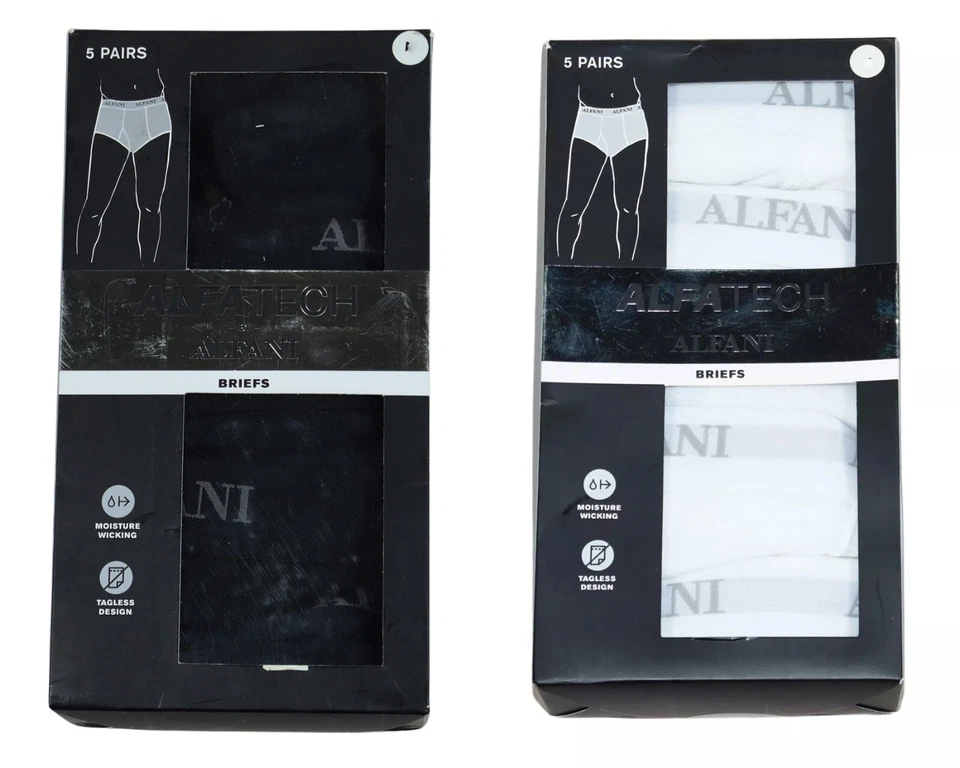 Трусы Alfani AlfaTech упаковка 5 шт. однотонные мужские нижнее белье без бирок выберите цвет/размер - Изображение 1 из 1