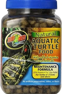 ZOO MED NATURAL AQUATIC TURTLE FOOD - MAINTENANCE FORMULA - 6.5 OUNCE - Picture 1 of 3