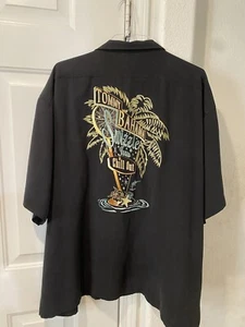 Tommy Bahama Swizzle Inn kurzärmliges Button-Down-Hemd aus 100 % Seide für Herren Größe XXL - Bild 1 von 7
