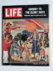 LIFE Magazine February 27, 1970 - Goodby to the Glory Days - Hollywood Camaro ad - Picture 1 of 2