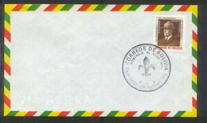 BOLIVIA 1982 BADEN POWELL Boy Scouts FDC!