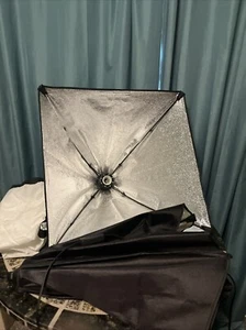 Lot Of 2 Unbranded 20" X 20" Photography Socket Umbrella  NO STAND     S1 - Picture 1 of 8