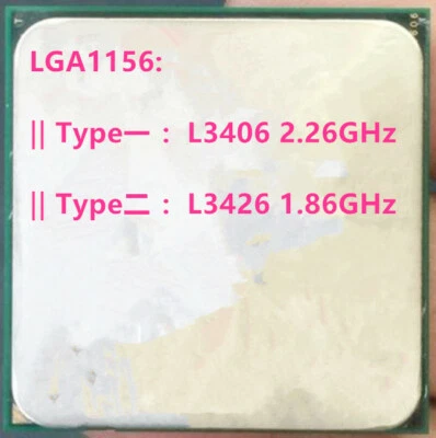 Intel Xeon quad core L3406 L3426 CPU LGA 1156 CPU - Image 1 of 3