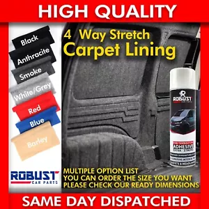 CAMPER VAN LINING CARPET 4 WAY STRETCH FOR VW T5 T5.1 TRANSPORTER CADDY - Picture 1 of 10