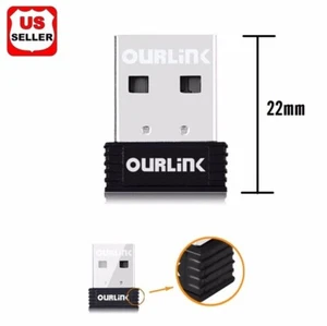 600Mbps Mini USB Wireless WiFi 802.11 ac/a/b/g/n LAN Internet Network Adapter - Picture 1 of 5