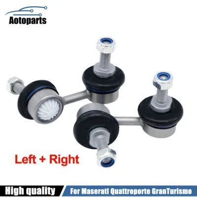 Nuevo eslabón de barra estabilizadora delantera izquierda y derecha para Maserati Quattroporte GranTurismo Foto 1 de 4