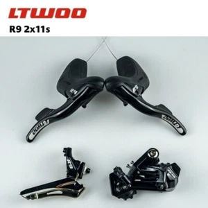LTWOO R9 2x11 Speed 22s Folding Bike Mini Kit Black For Shimano Road Groupset - Picture 1 of 12