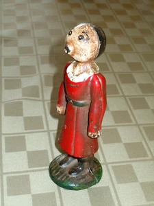 VINTAGE OLIVE OYL 6" Cast Iron Dime Bank Figurine - Picture 1 of 5