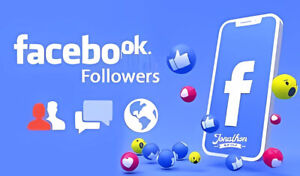 Facebok followers page: 1000 followers for your page