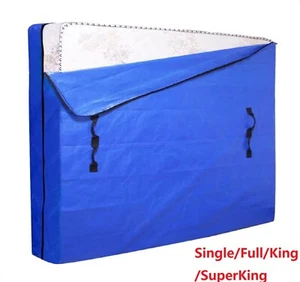 Single Full King Super Bed Mattress Bag Dust Protector Waterproof Moving Cover - Picture 1 of 12