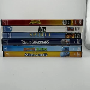 DreamWorks DVD Movie Lot Of 7. Antz, Spirit, Kung Fu Panda, Megamind , Guardians - Picture 1 of 9