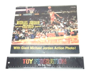 MICHAEL JORDAN 1992 Calendar W/ Giant Michael Jordan Action Photo - Picture 1 of 18