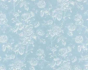 Melody Jane Dolls House Tiffany Reverse Light Blue Miniature Print Wallpaper 3 - Picture 1 of 8