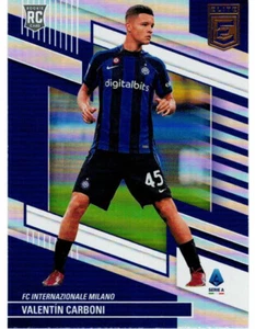PANINI DONRUSS ELITE SERIE A 2022-2023 N. 210 VALENTIN CARBONI INTER ROOKIE CARD - Picture 1 of 2