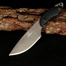 Drop Point Knife Fixed Blade Hunting Tactical Combat Titanium Plated G10 Handle