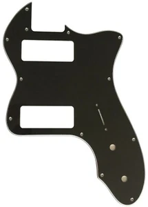 3 Ply Black Pickguard Guitar Parts For Fender '72 Telecaster Thinline P90 Guitar - Picture 1 of 6