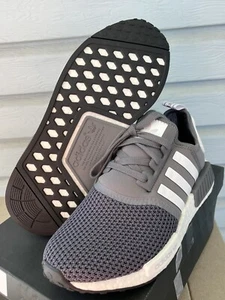 Adidas NMD R1 BB6786 Mens Us 8 EURO release Gray 💯 Authentic New Boost - Picture 1 of 12