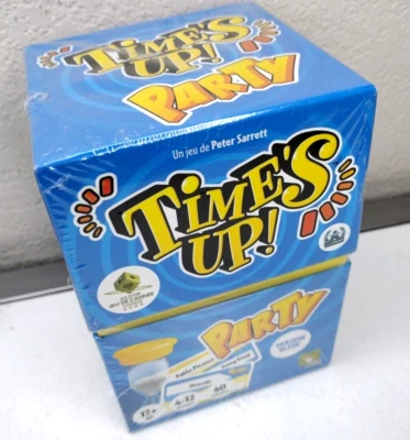 Time's Up FRENCH Blue Version Board Party Game Peter Sarrett R&R Games 2006 - Image 1 of 4