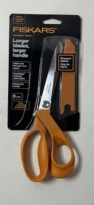 Fiskars RazorEdge Sheers Fabric Scissors Longer Blade, Larger Handle 9’inch - Picture 1 of 2