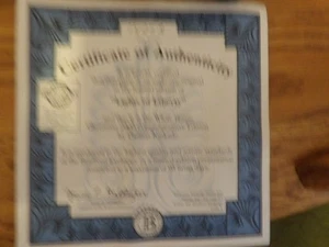 Collector Plate Lights of Liberty Thomas Kinkade White House Christmas 2000 Comm - Bild 1 von 3