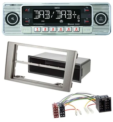 Dietz Bluetooth MP3 DAB USB Autoradio für Iveco Daily (2006-2014) silber - Bild 1 von 4
