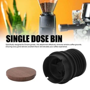 Coffee Grinder Single Dose Bin Walnut Silicone Coffee Grinder Dust Blower HG - Picture 1 of 24