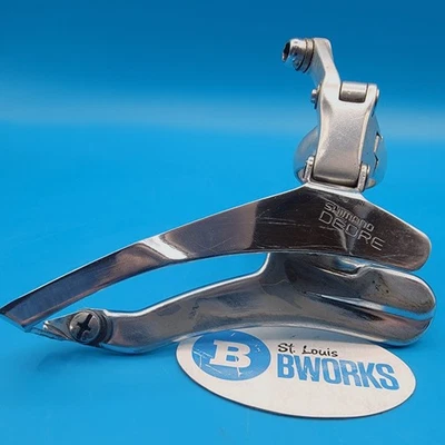 Vintage Shimano Deore FD-MT60 Front Derailleur 28.6mm Bottom Pull MTB Japan   k3 - Image 1 of 4